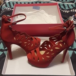 Red stiletto heels